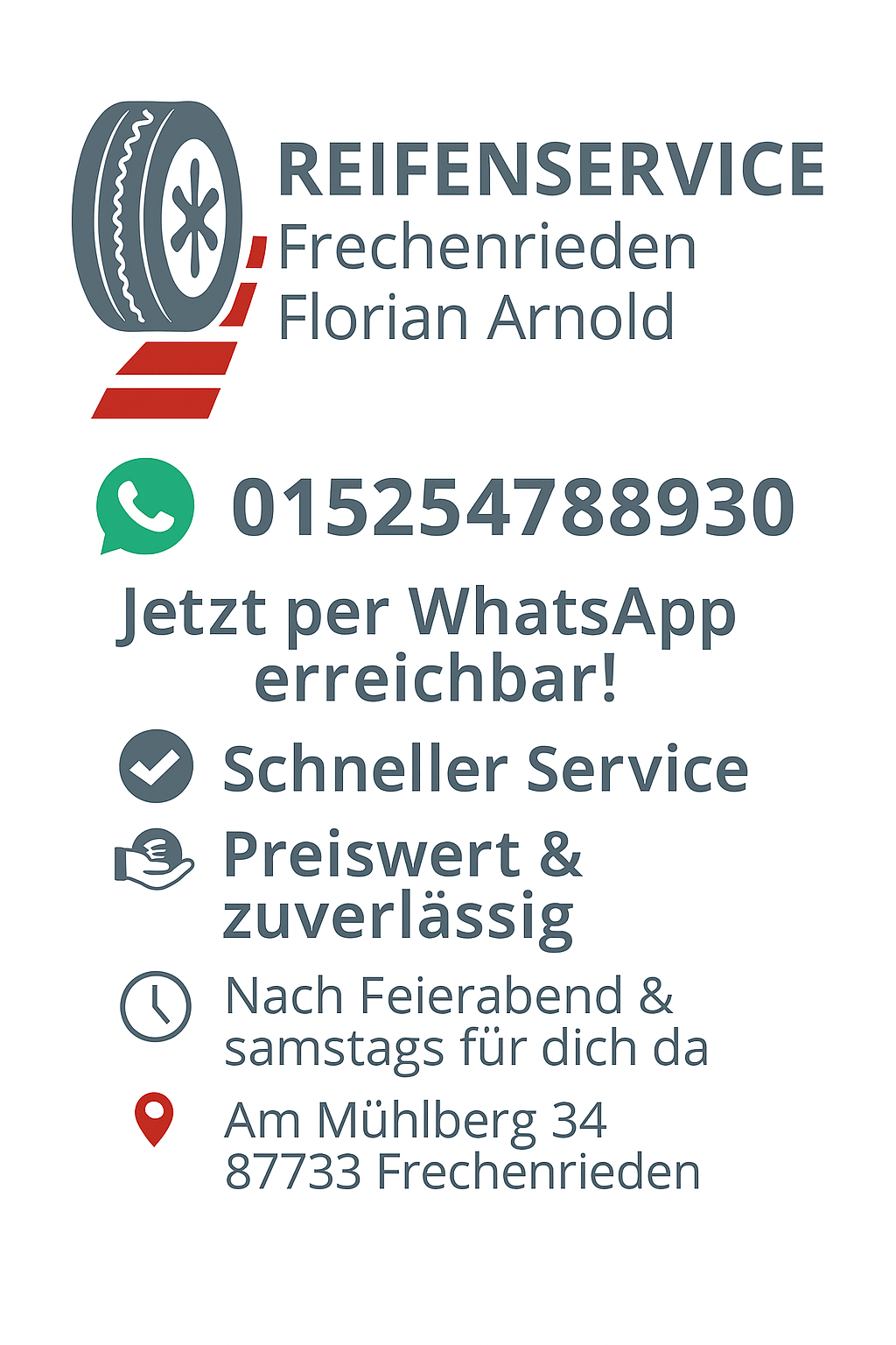 Florian Arnold Reifen Montage & Wuchten